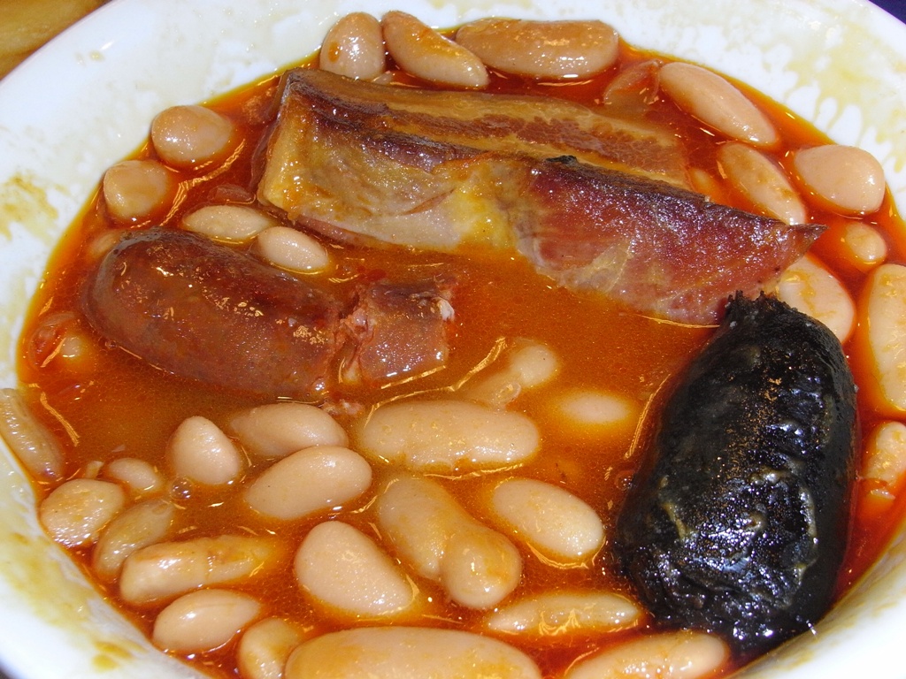 Fabada asturiana receta con la olla GM